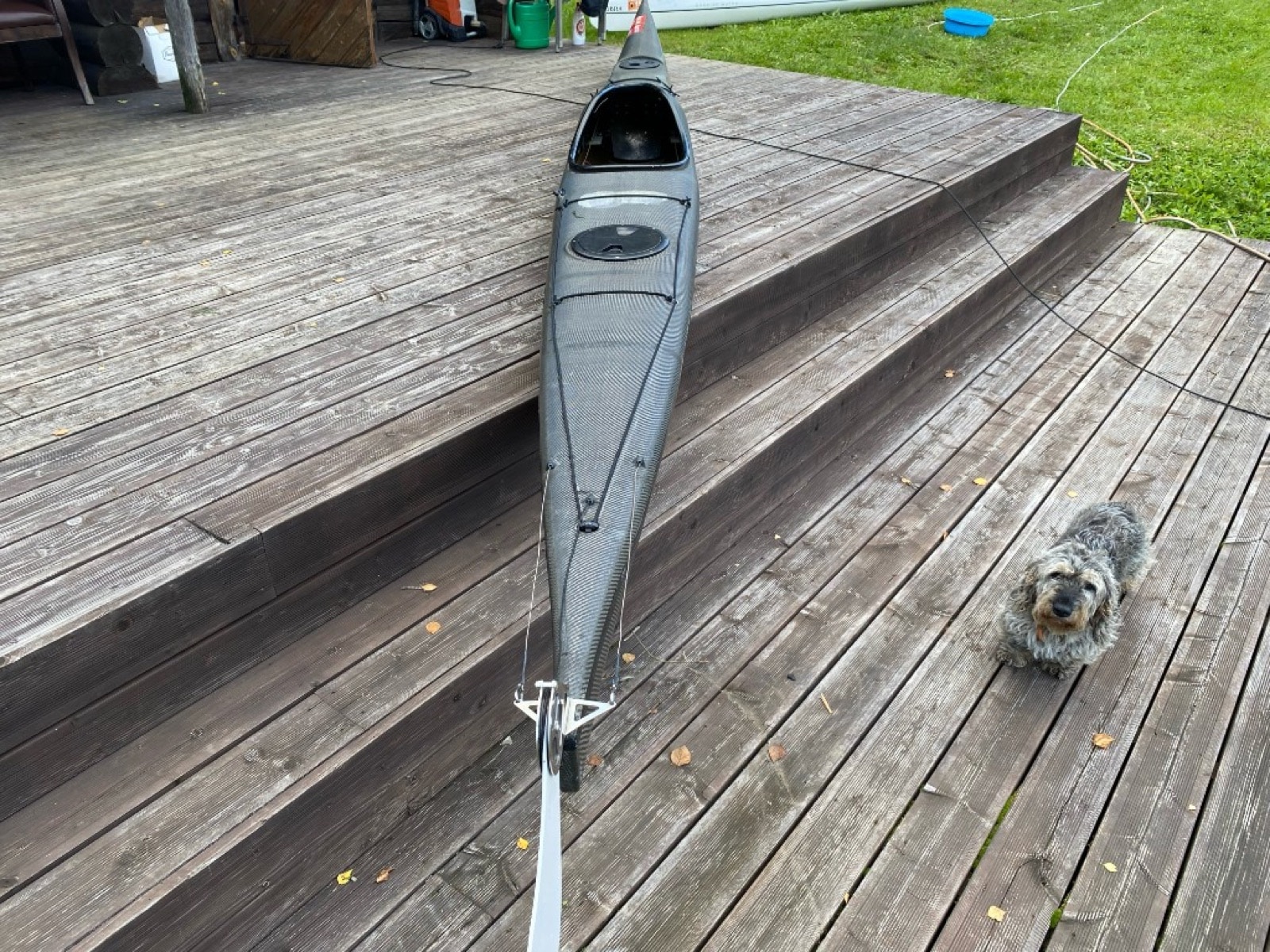 WK 595 Marathon used — top view from stern